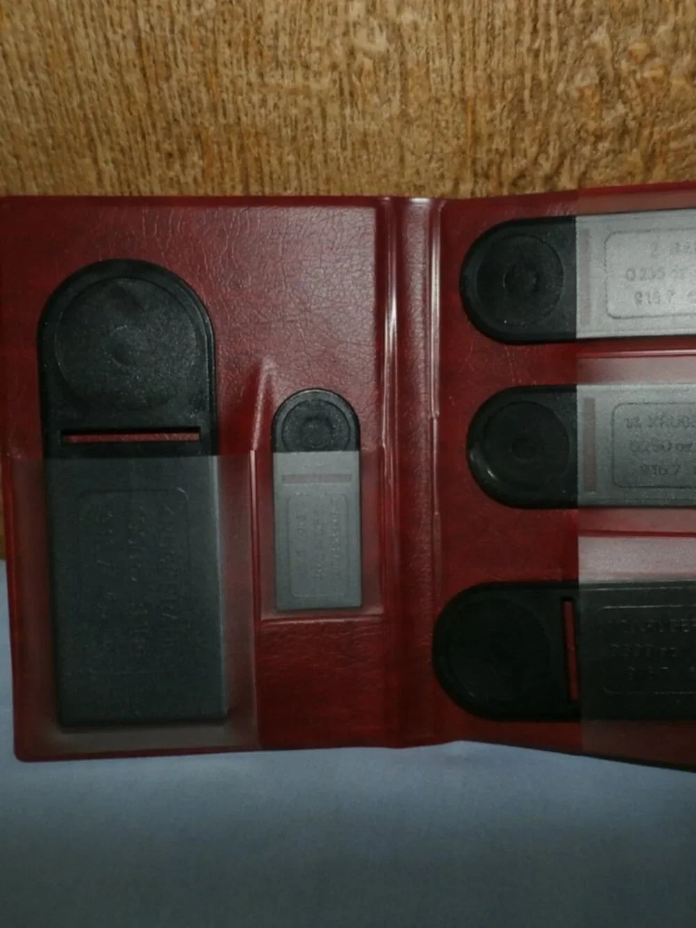Vintage Fisch Instruments Gold Coin Identification Wallet Set 1 & 2